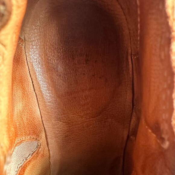 Sundance Shalimar Woven Leather Block Heel Booties - Picture 10 of 11